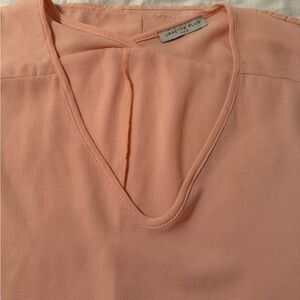 Janette Plus Soft Coral Top xl pullover short sleeve